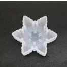 Szilikon öntőforma - 3D hópehely 2.