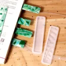 Szilikon öntőforma - mintás könyvjelző 2.